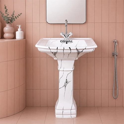 Designer Wash Basin With Pedestal