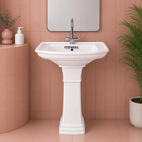 Wash Basin With Pedestal